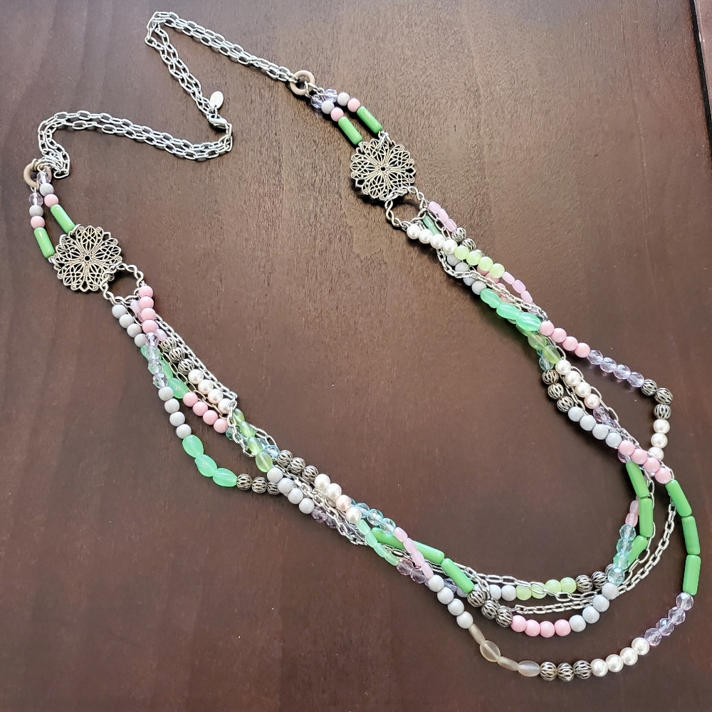 Boho Beaded Necklace